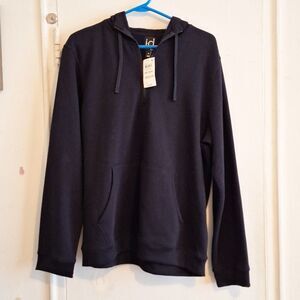 Black pullover sqeater 1/4 zip  medium Ideology sweater